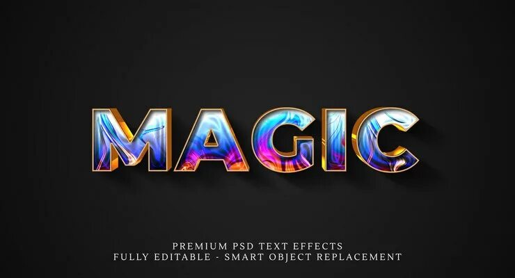 Magic text Effect. Magic text. Вакансия магия PSD. TEXTMAGIC.