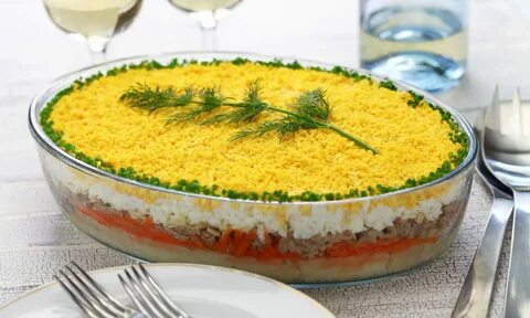 Приготовить мимозу пошаговый рецепт