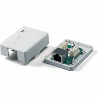 Розетка компьютерная rj 45 накладная