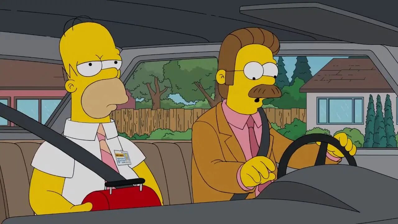 Гомер парикмахер. Сестры бувье симпсоны. Симпсоны гомер парикмахер. Гомера 1995. Симпсоны 22 сезон 4 серия.