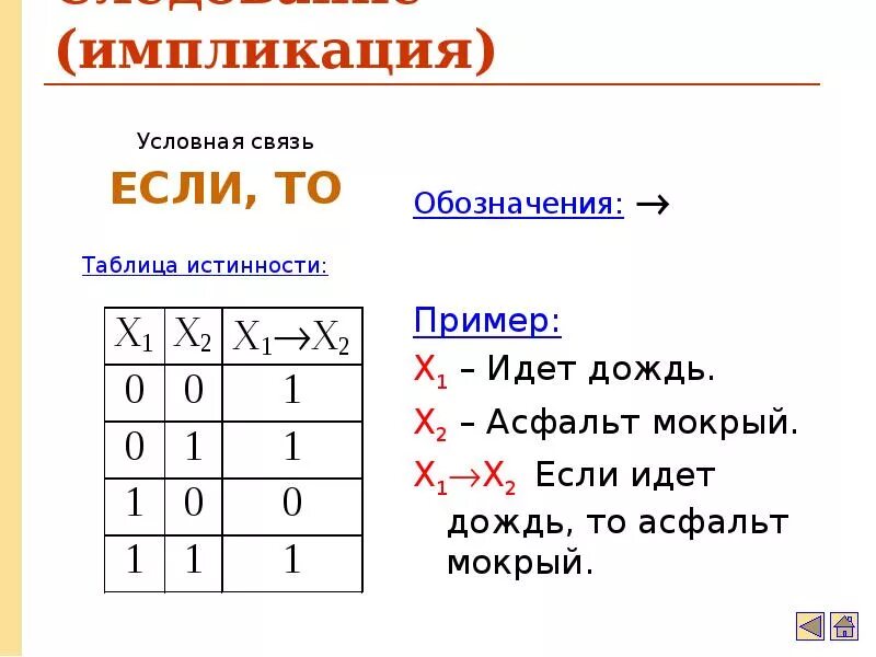 Импликация является. Алгебра логики таблица импликации. импликация в логике примеры. импликация алгебра логики. импликация в информатике.