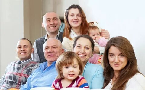 Родственники в русской семье