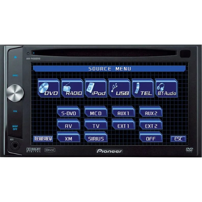 Купить магнитолу 2 1. Pioneer p4000dvd. Pioneer AVH-p4000dvd. Магнитола (2 din) DVD Android + MP 5 Pioneer 1819.