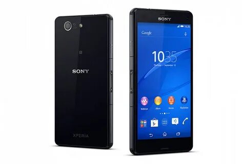 Черный телефон sony