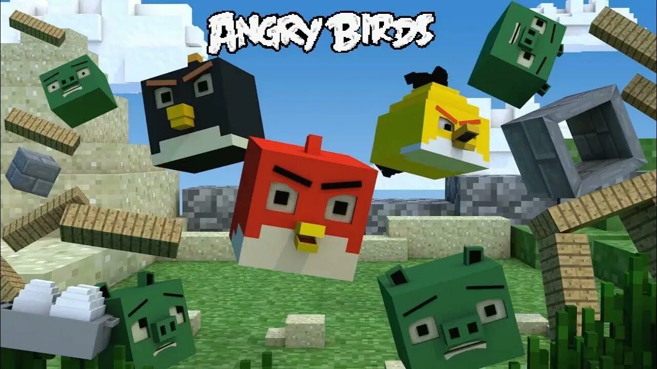 Энгри бердз майнкрафт. Злые птички майнкрафт. Minecraft Angry Birds Mod. Злые птички Энгри бердз майнкрафт. Игра плохих слов