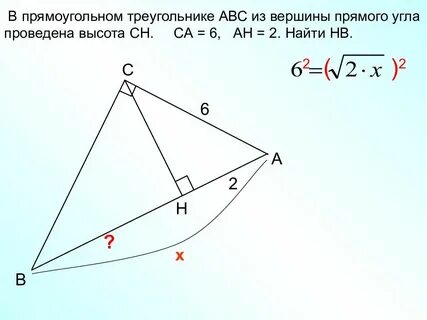 Из вершины прямого