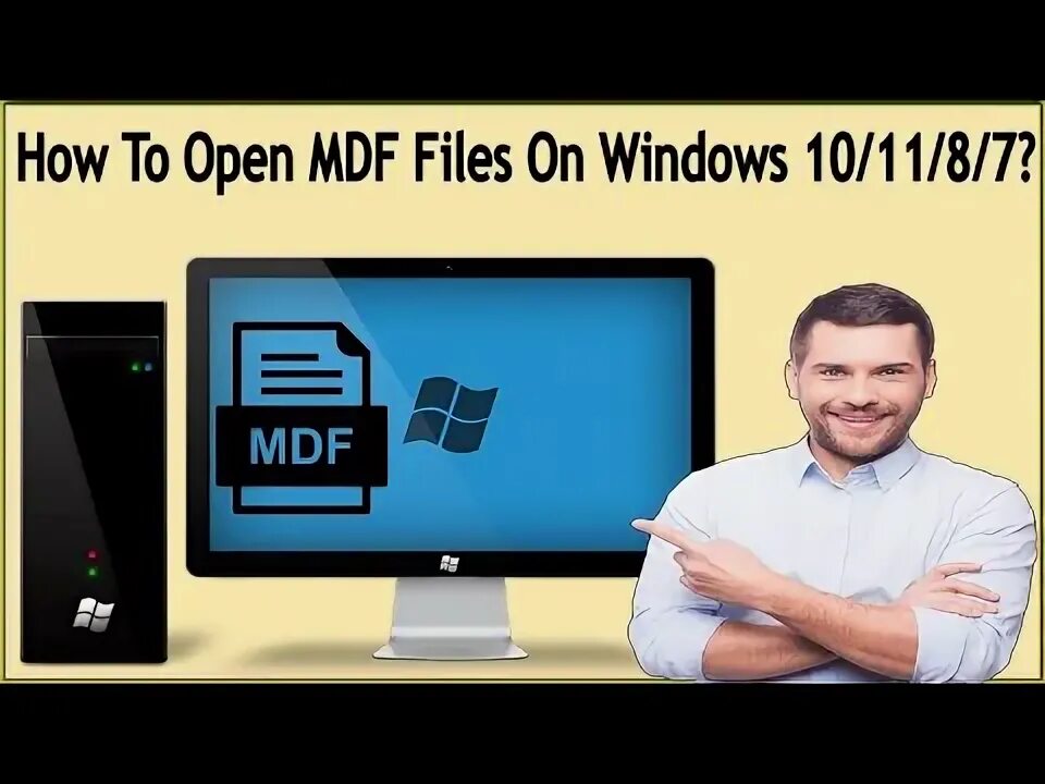 Как установить файл mdf. Файл мдф на виндовс 10.