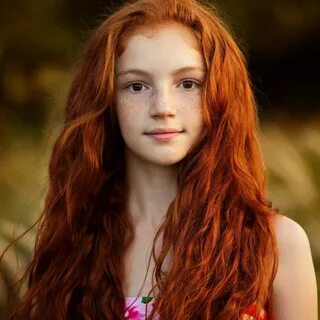 Red head teenager