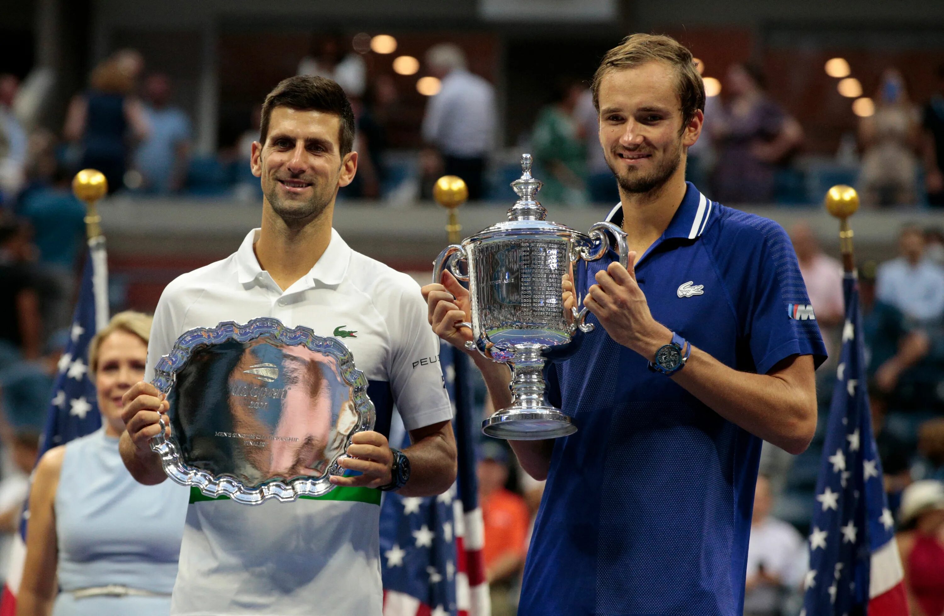 Теннис 2023 года мужчины. Теннис Медведев Джокович. Medvedev us open 2023.