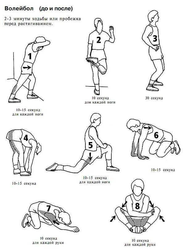 Что нужно сделать после бега. Разминочные упражнения перед тренировкой комплекс. Комплекс упражнений для разминки перед волейболом. Схема разминки перед тренировкой. Комплекс упражнений для разминки волейболиста.