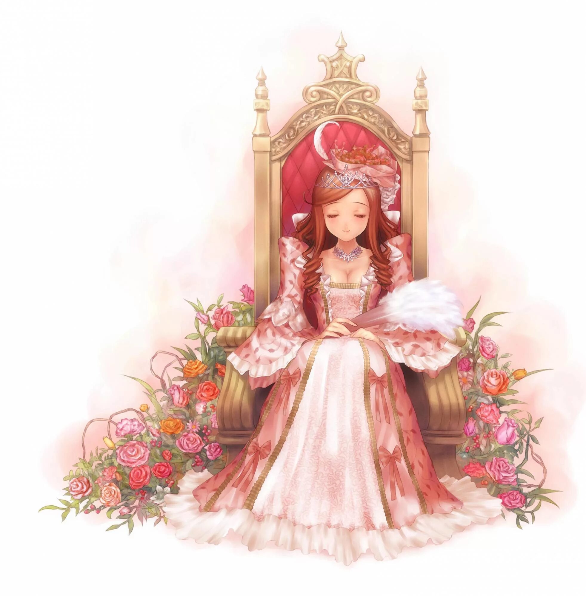 Самой маленькой принцессе. Принцесса на троне. Сказочные принцессы. Красивая принцесса. Сказочная Королева.