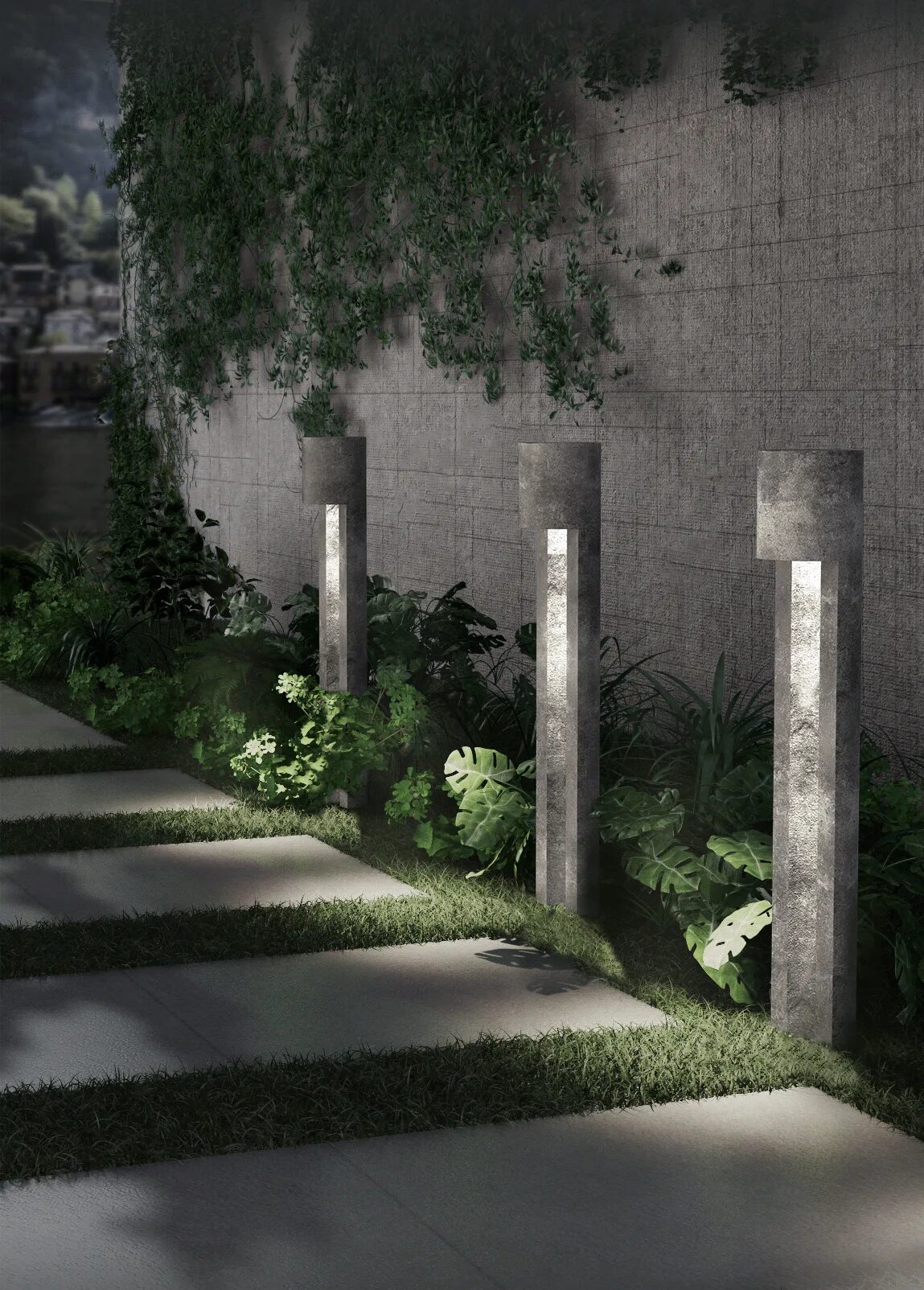 Concrete light. Outdoor Concrete Light. Concrete Light Poles. Стеллаж бетон Лайт. Exterier устун.