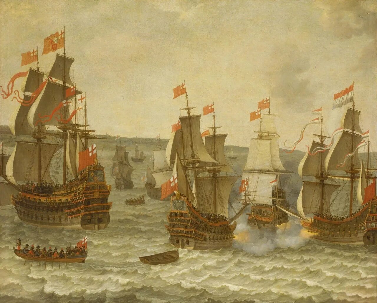 Французы и голландцы. Англо-голландские войны 17 века. Abraham Willaerts. Голландский Адмирал 17 века.