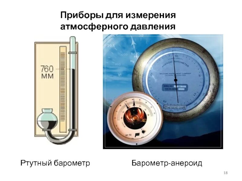 Прибор для измерения давления атмосферного давления. Барометр-анероид и манометр. Барометр-анероид атмосферное давление. Барометр анероид жидкостный прибор.