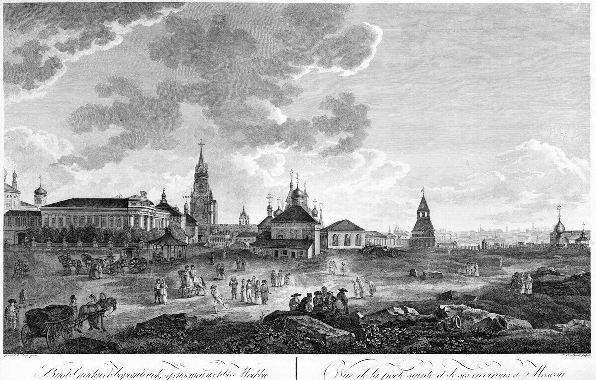 Гравюры москвы