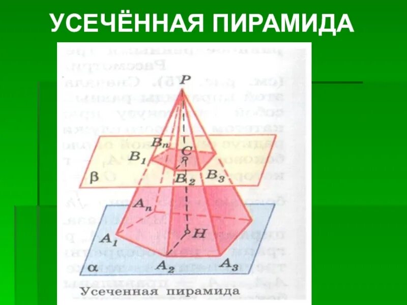 Пирамиды геометрия 10 класс. Усеченная пирамида рис 83. Пирамида правильная пирамида усеченная пирамида. Пирамида геометрия 10 класс Атанасян. Правильная усеченная пирамида.