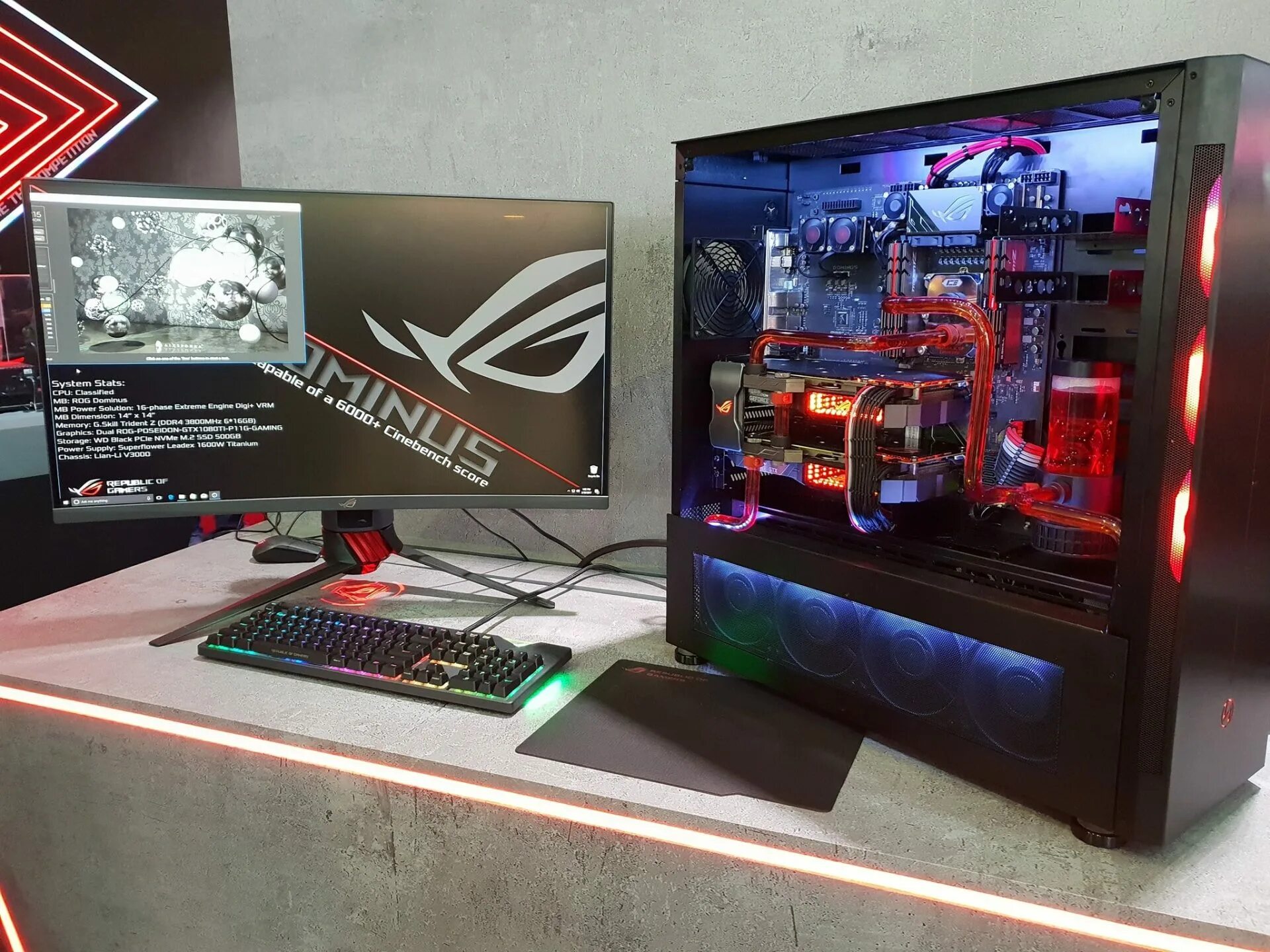 Игры без процессора. ASUS ROG Dominus. ROG Global. ROG Dominus extreme.