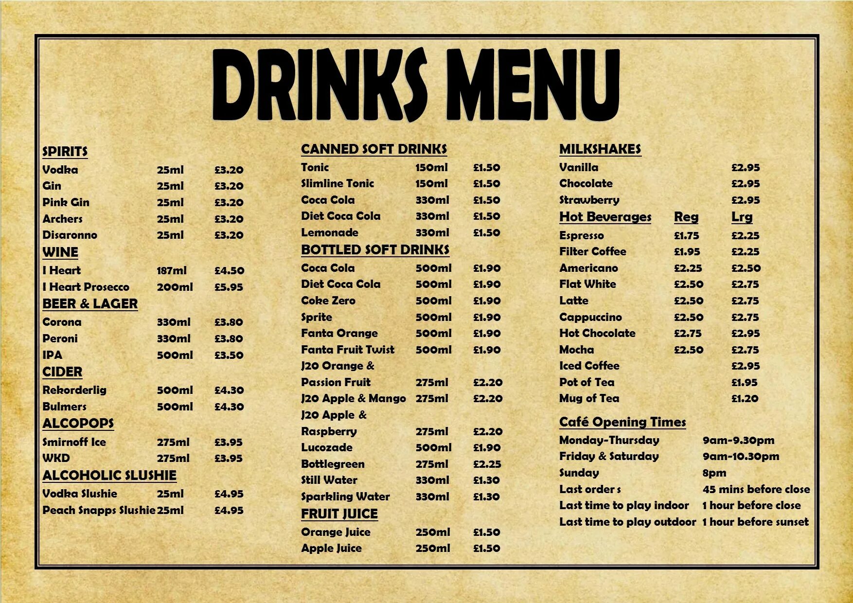 Can i have menu. Can i have menu