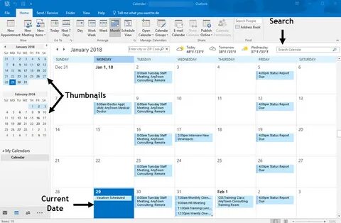 Outlook календарь отпуск