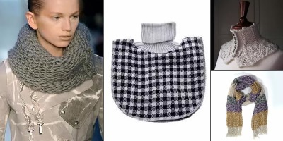 модные шарфы манишки