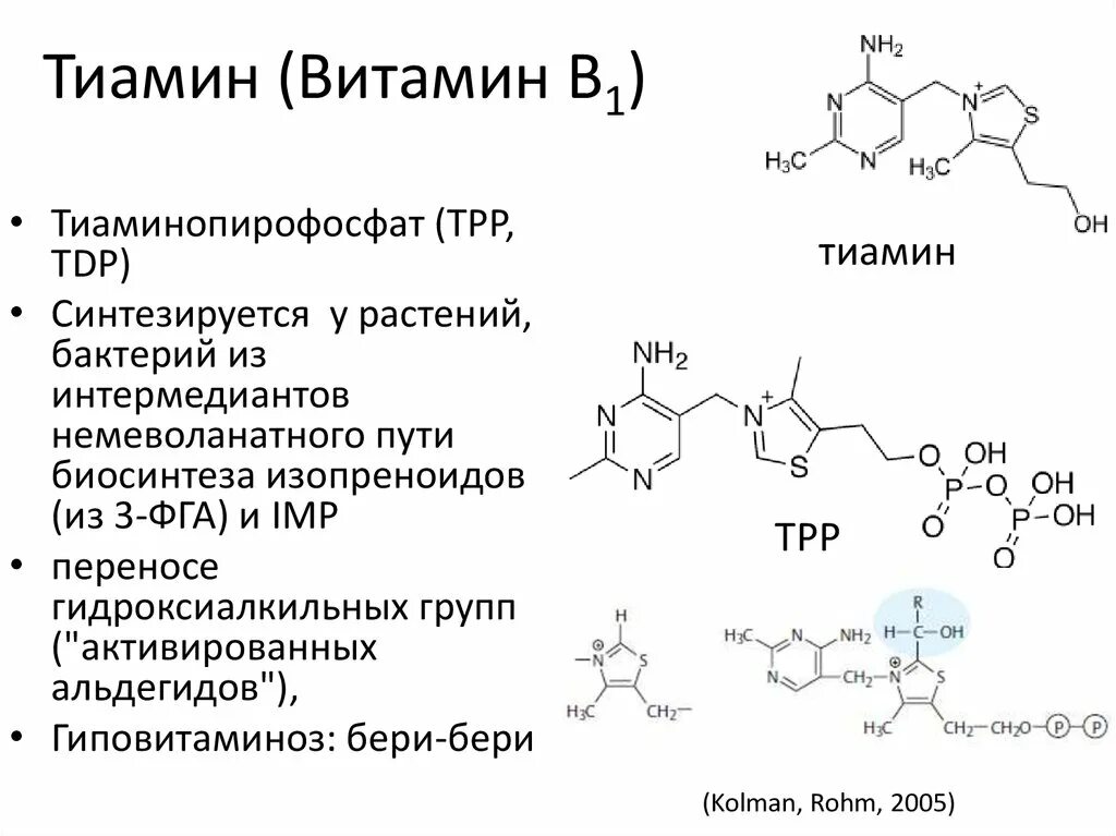 Витамин b1 кофермент. Тиамин в1 формула. Витамин b1 биохимия кофермент. Витамин в1 формула биохимия.