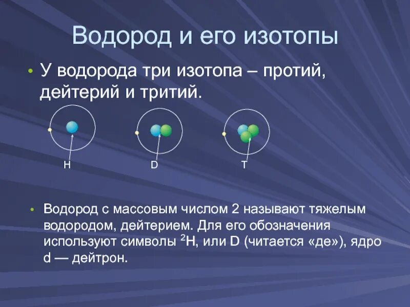 Протий дейтерий тритий. Протий водорода. Водород и его изотопы. Три водорода. Изотопы водорода отличаются друг от друга