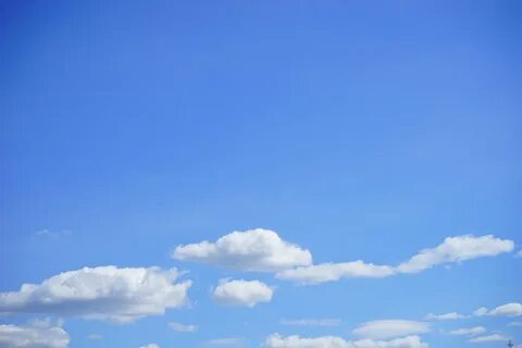 Bluest sky today