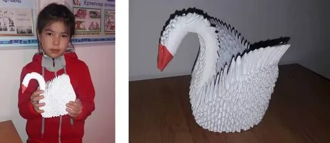 Балаларға арналған қағаздан қолөнер бұйымдары: құс