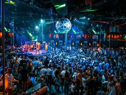 In the club
