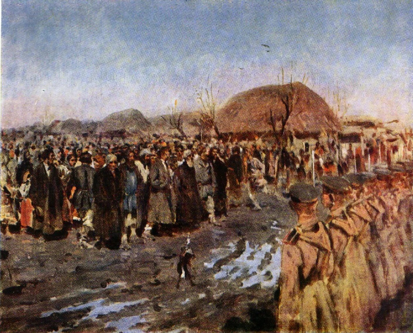 Крестьяне в 1905 году. С. Иванов «бунт в деревне», 1889. Восстания крестьян 1861 года.
