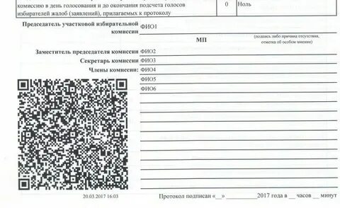 Протоколы с машиночитаемым кодом