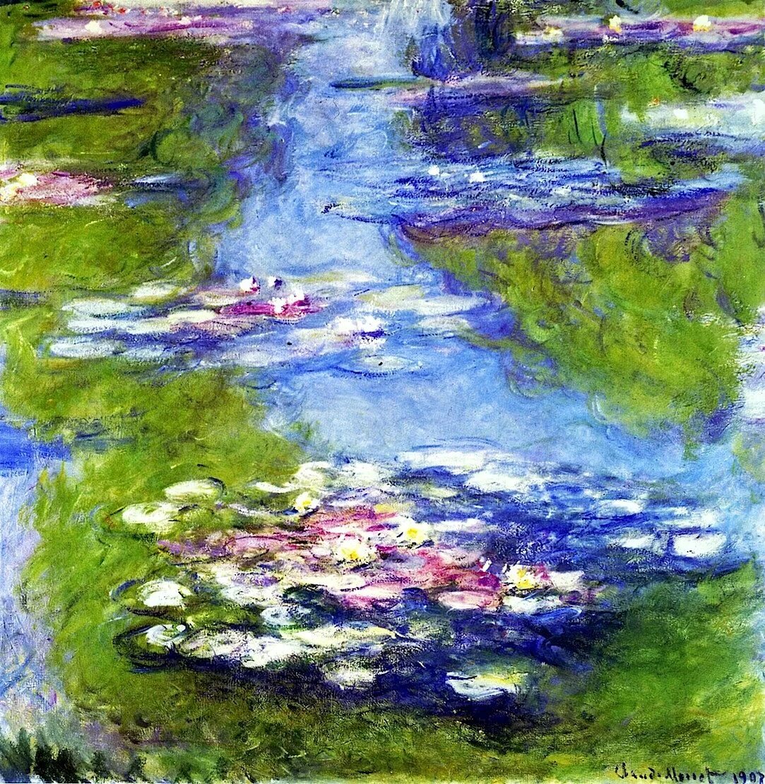 Лит моне. Клод моне кувшинки 1907. художники импрессионисты клод моне. клод моне пейзажи импрессионизм. клод моне акварель.