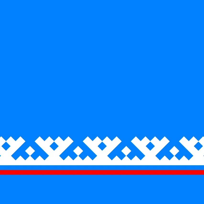 Флаг Ямало-Ненецкого автономного округа. Ямало Ненецкий округ флаг. Флаг ЯНАО. Ненецкий орнамент.