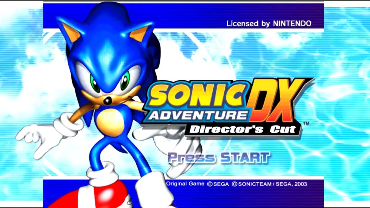 Sonic adventure iso. Соник адвенчер DX. Sonic Adventure DX: Director's Cut. Соник 2003. Соник игра 2003.