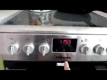 Духовой шкаф ханса настроить часы