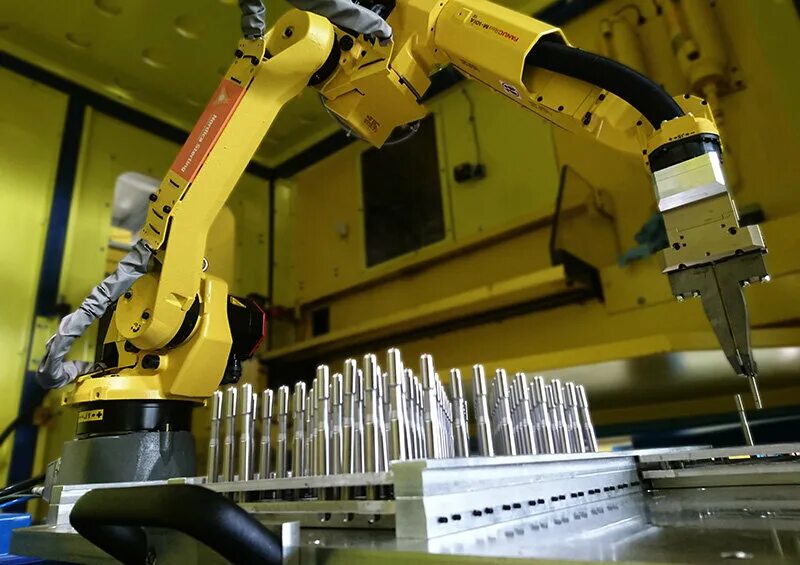 Управление производством в металлообработке. Роботизированный Технологический комплекс РТК. РПМ 25 промышленный робот. Промышленный робот mht61510. Тульский кирпичный завод робот Fanuc.