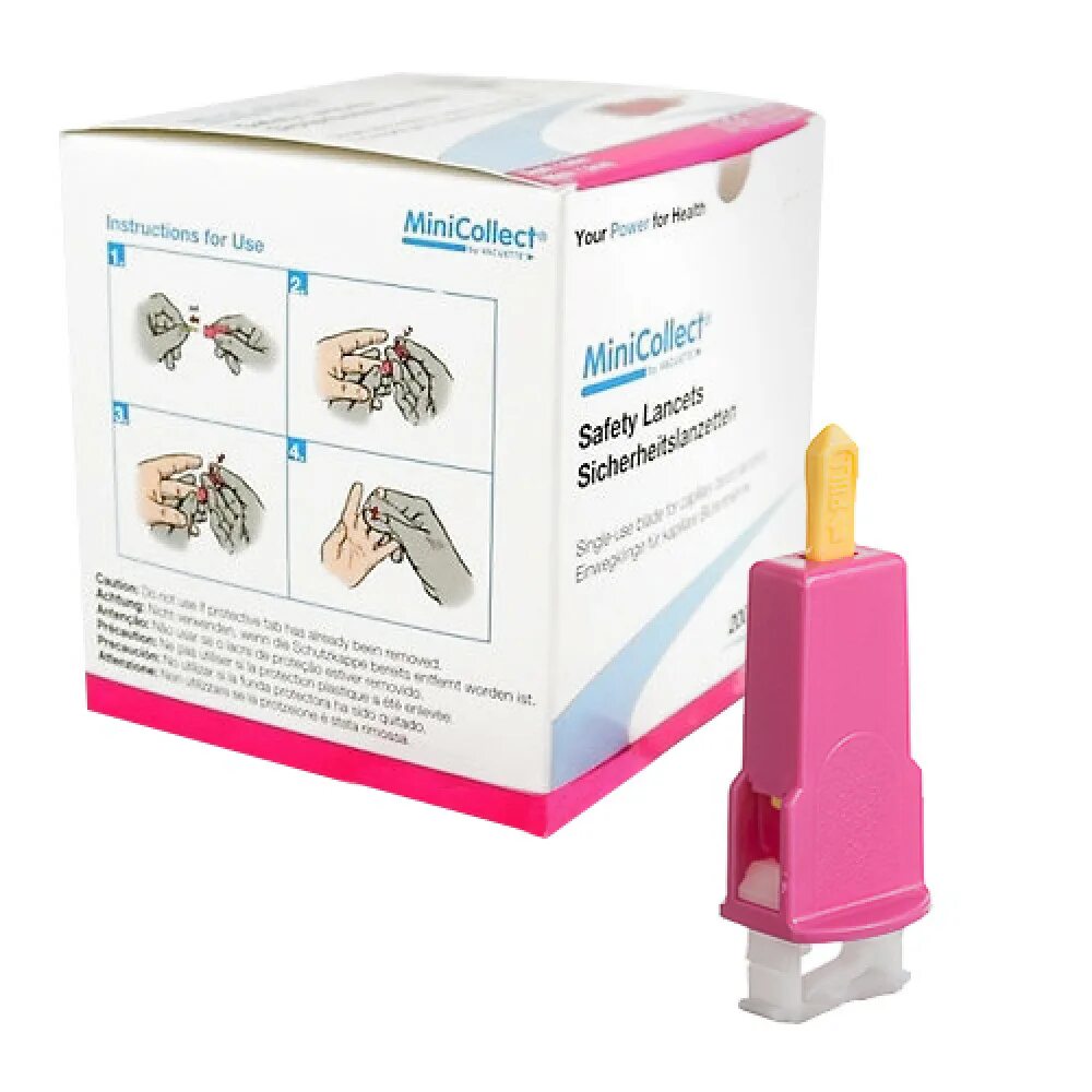 Скарификатор 1. Скарификатор safety minicollect. автоматический ланцет (скарификатор).