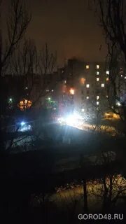 Липецк ночью 9 августа
