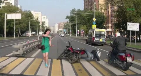 Пешеход мотоциклист