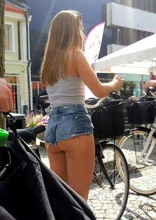 Girls in micro shorts 