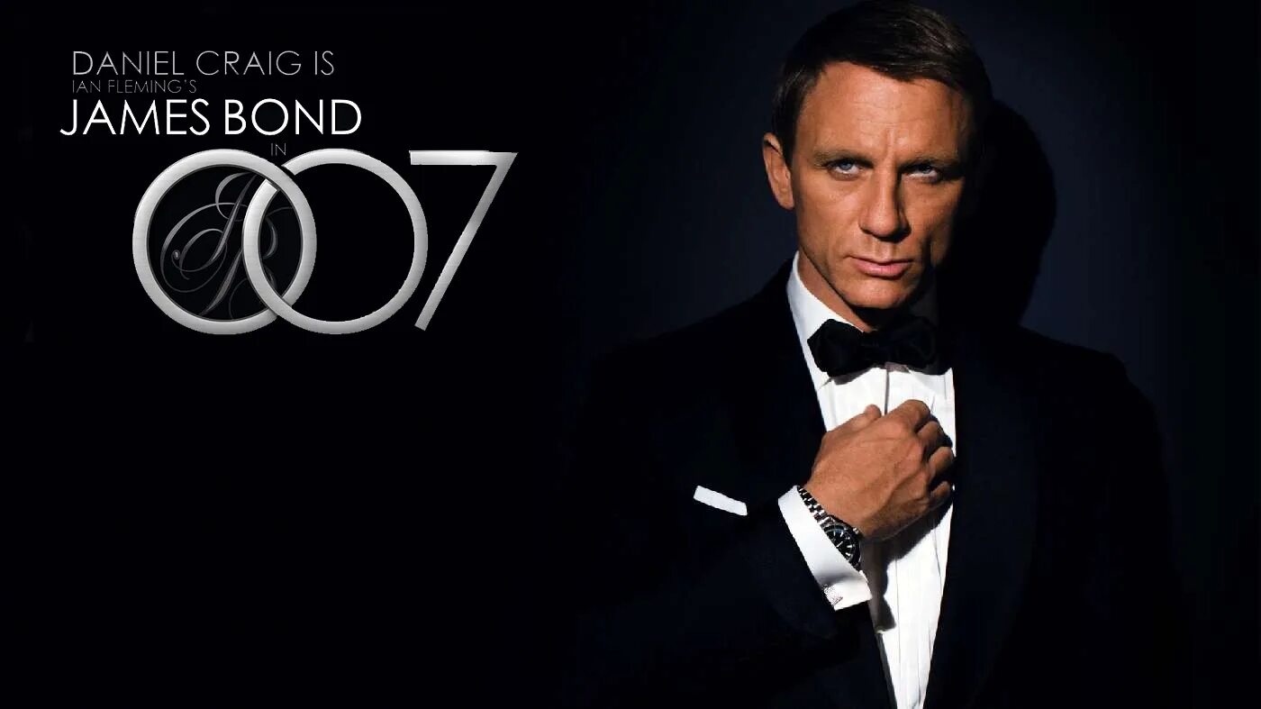 Агент 007 Дэниел Крейг.