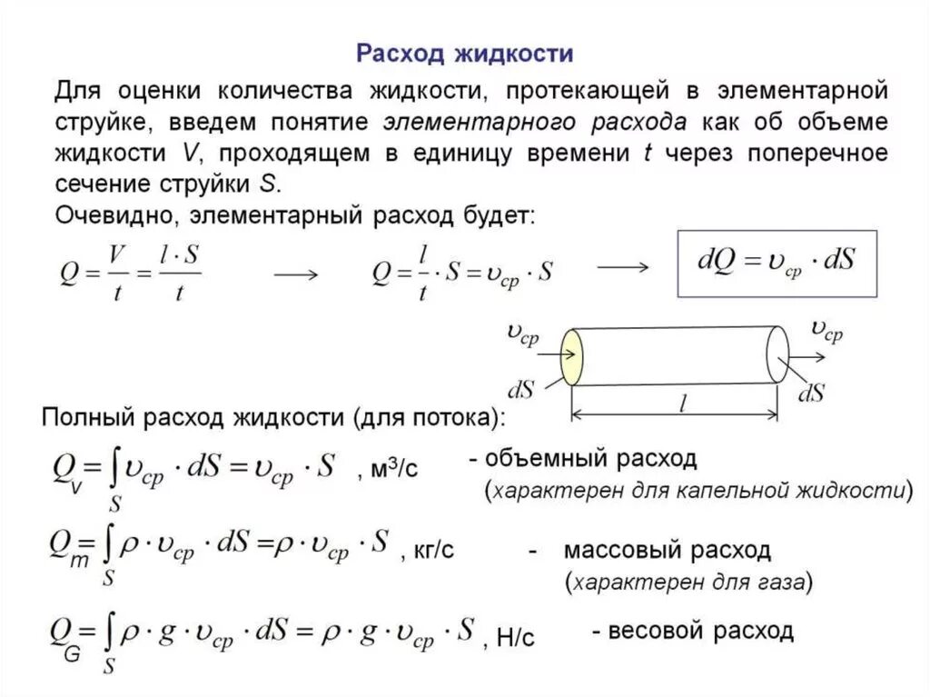 Массовый расход газа формула объемный расход. Объемный расход потока формула. Объемный и массовый расход жидкости. Массовый расход жидкости. Массовый расход воды