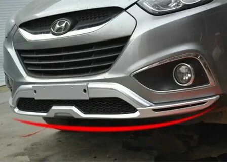 Передний бампер hyundai ix35