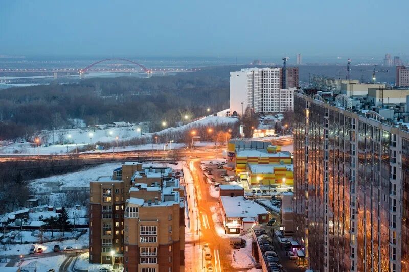 Панорама Горский Новосибирск. Горский микрорайон Новосибирск зимой. Горский микрорайон Новосибирск вид сверху.