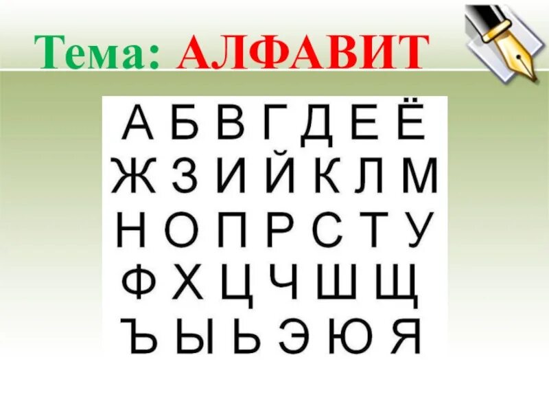Алфавит урок 3. Алфавит на тему. презентация на тему алфавит. презентация по русскому языку 1 класс алфавит.