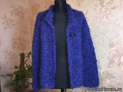 Буклированная пряжа спицами
