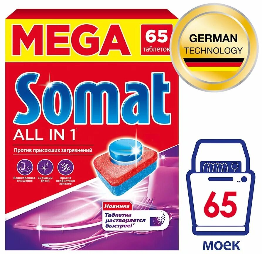 Somat all in 1 средство для ПММ 65 шт. Таблетки для посудомоечных машин 65 шт Somat. Капсулы для посудомоечной машины Somat. Somat all in 1 таблетки для посудомоечной машины. Somat для посудомоечных машин купить