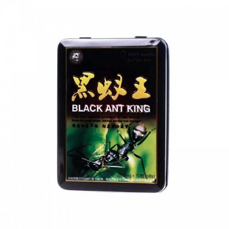 Королевский черный муравей "Black Ant King" 10 таб. "Black Ant King - черный муравей" БАД мужской. Препарат для потенции Королевский черный муравей Black Ant King 10шт. Королевский муравей для потенции. Таблетки муравей для мужчин отзывы