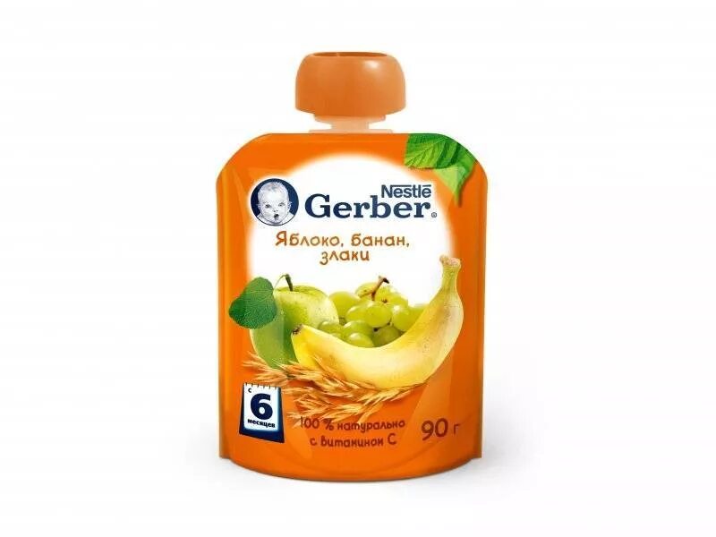 Штрих код пюре. Пюре gerber яблоко банан 90 гр. gerber пюре яблоко. гербер пюре яблоко 90г. пюре гербер пауч.