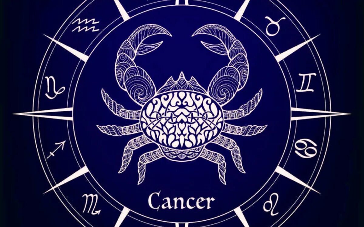 Зодиак. Cancer знак зодиака. Символ судьбы. Cancer Zodiac sign.